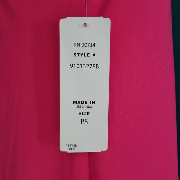 Ivy Lane Bright Pink Summer Dress Petite Small NWT - Picture 5 of 6